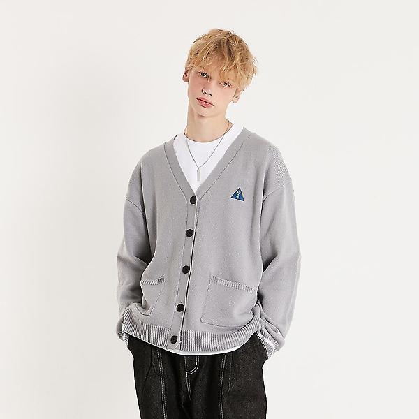  25P 스몰 트라이앵글 로고 가디건 25PU3SCGGR