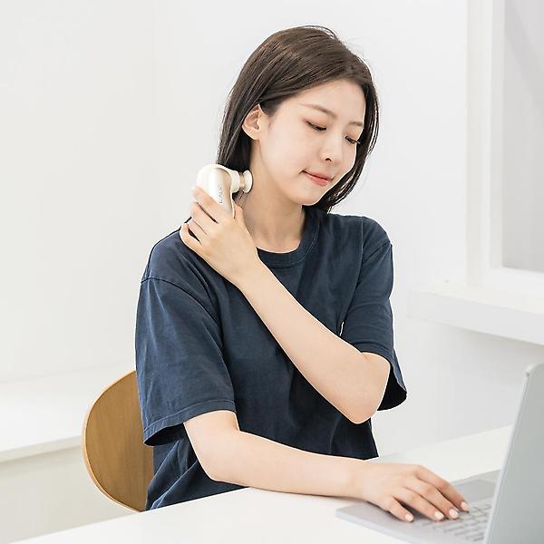  카프 전동 미니 마사지건 휴대용 안마기 진동 마사지기 KF-G130M