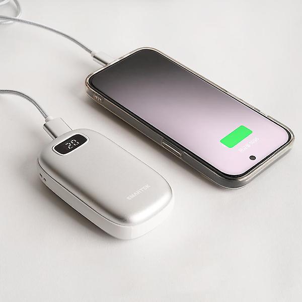  스마텍 C타입 휴대용 양면 발열 충전식 손난로 보조배터리 5000 ST-HW3