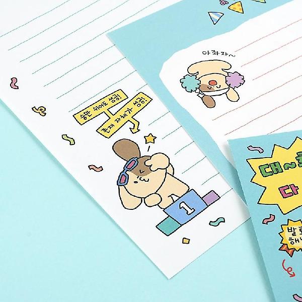  부적 편지지 4종세트