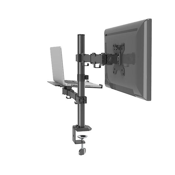  이지마운트 모니터암 노트북암 겸용 거치대 NTSC-COMBO