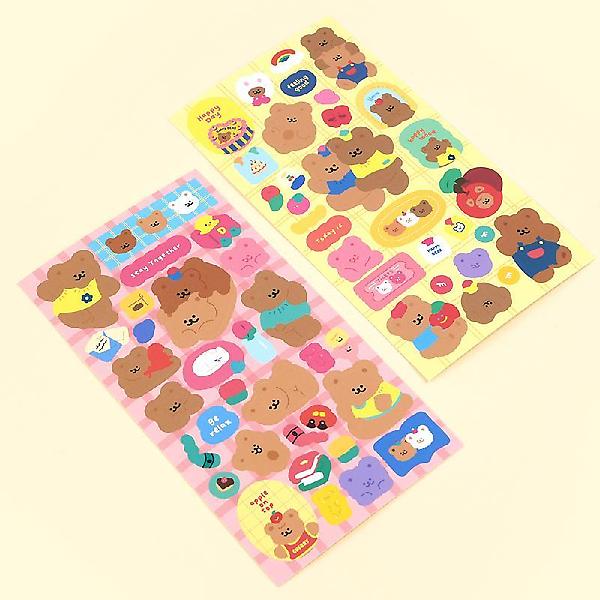  댄싱베어 스티커