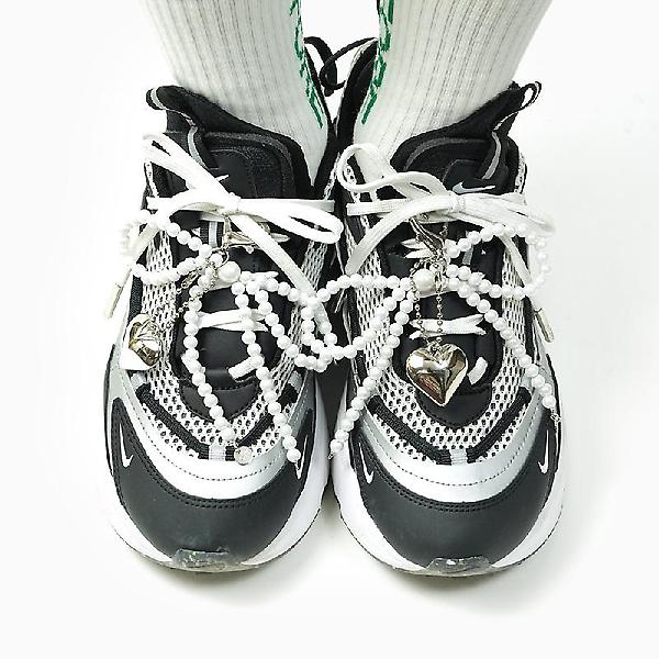  리본 진주 키링