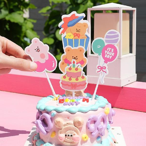  케이크토퍼 (랜덤발송)