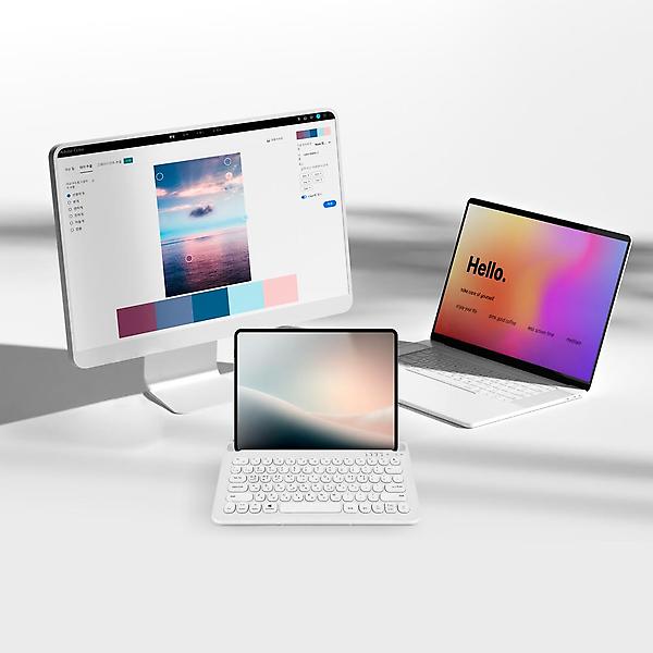  스마텍 저소음 무선 블루투스 펜타그래프 키보드 STBK-3000