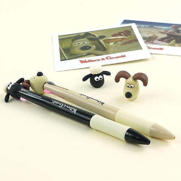  [공식정품]월레스와 그로밋 피규어 3색볼펜