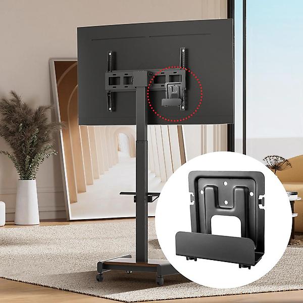  이지마운트 TV 모니터 셋톱박스 거치대 벽걸이 베사홀 겸용 SMA-02