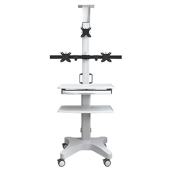  이지마운트 트리플 3대 TV 모니터 이동식 스탠드 거치대 AMSC-210