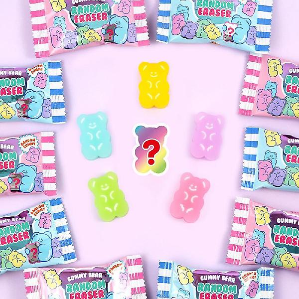  곰젤리랜덤지우개 랜덤6개세트