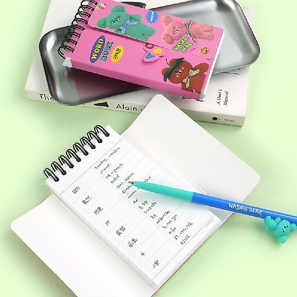  와사비베어 가리개 단어장 5개세트