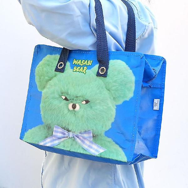  와사비베어 타포린 쇼핑백(소)