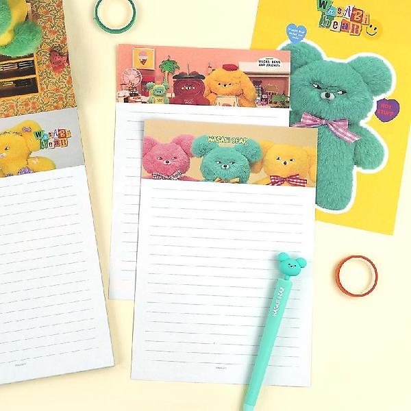  와사비베어 패드편지지