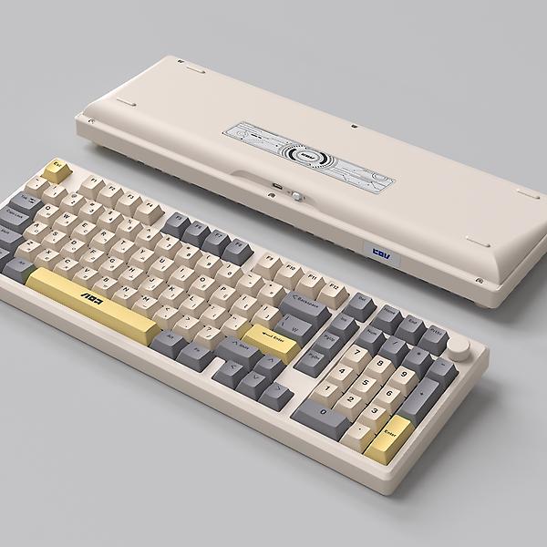  세모키 X 에포메이커 SEMOKEY100 풀배열 유무선 키보드 풀알루미늄 리니어 스위치