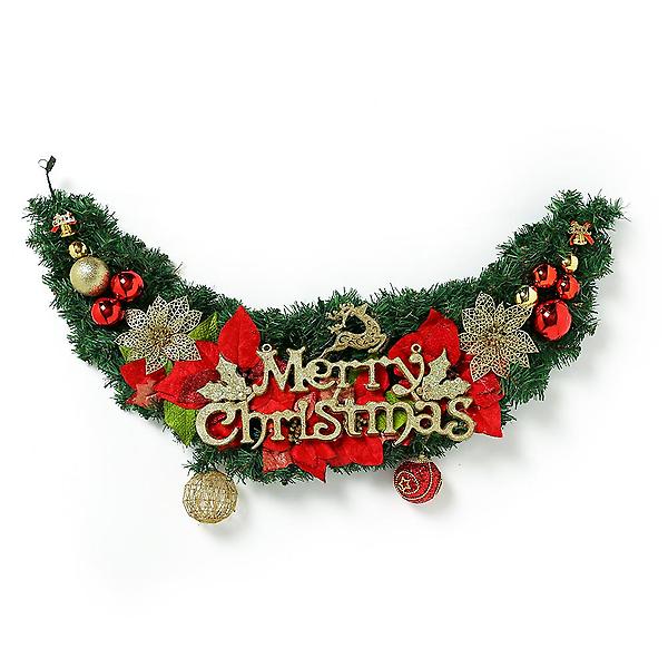 120cm 스토리 크리스마스 가렌드/성탄절 벽장식 트리