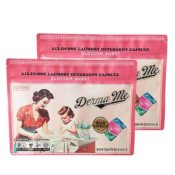  더마미 올인원 캡슐세제 블라썸버스트 2팩 (30ea X 2팩)