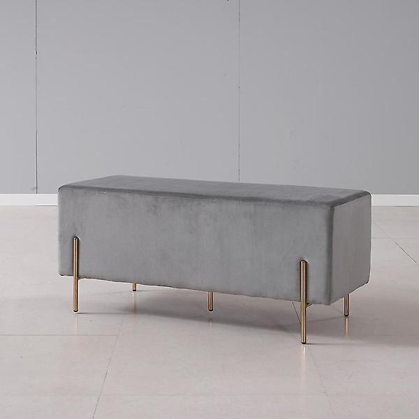  아이앤 루벤 사각 벨벳 2인 스툴의자 FU