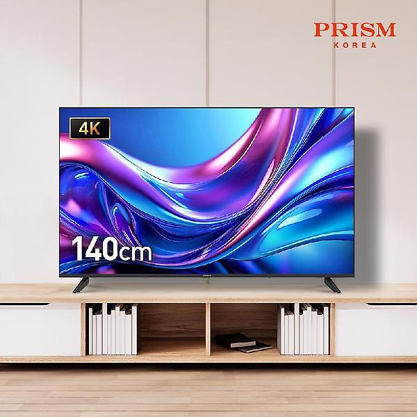  [무결점] 프리즘 바이런 BR550UHD 140cm 4K UHD 베젤리스TV 1등급 패널 2년 무상보증