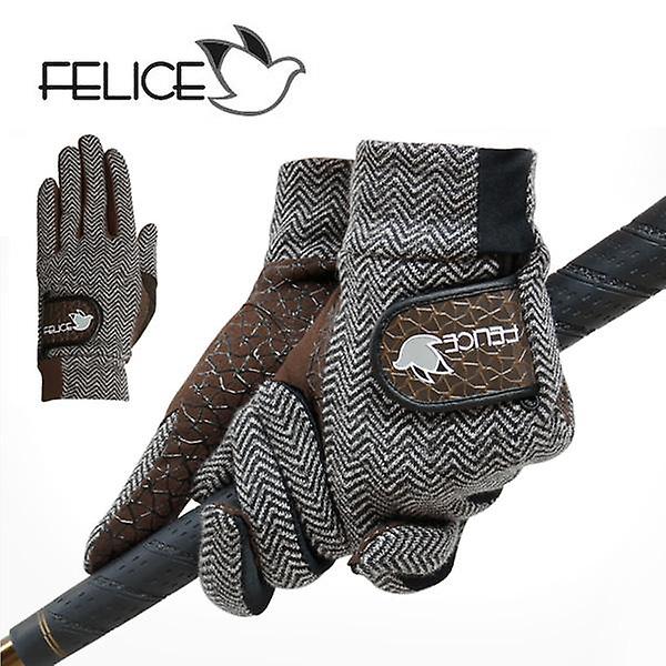  지스타 펠리체 여성 양손 방한 골프장갑