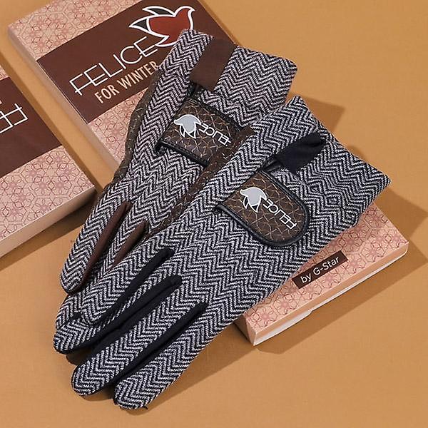  지스타 펠리체 여성 양손 방한 골프장갑