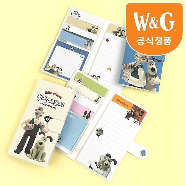  [공식정품]월레스와그로밋점착메모