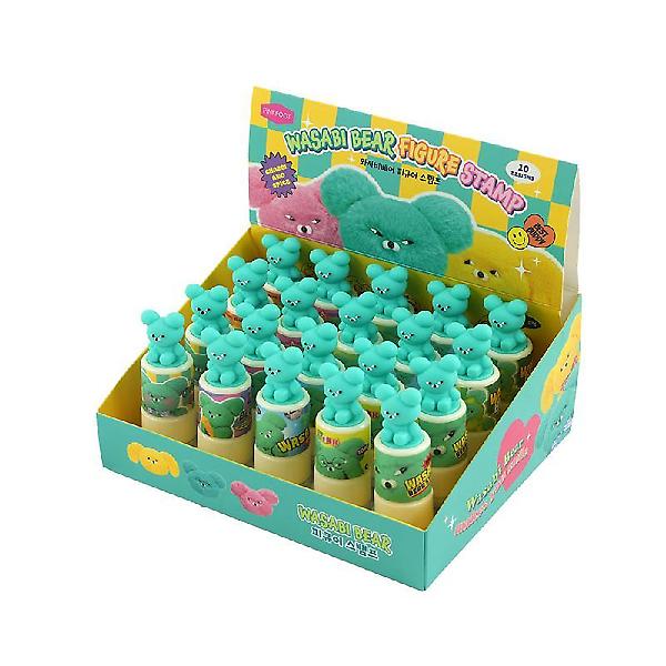  와사비베어 피규어 스탬프 인박스(20개세트)