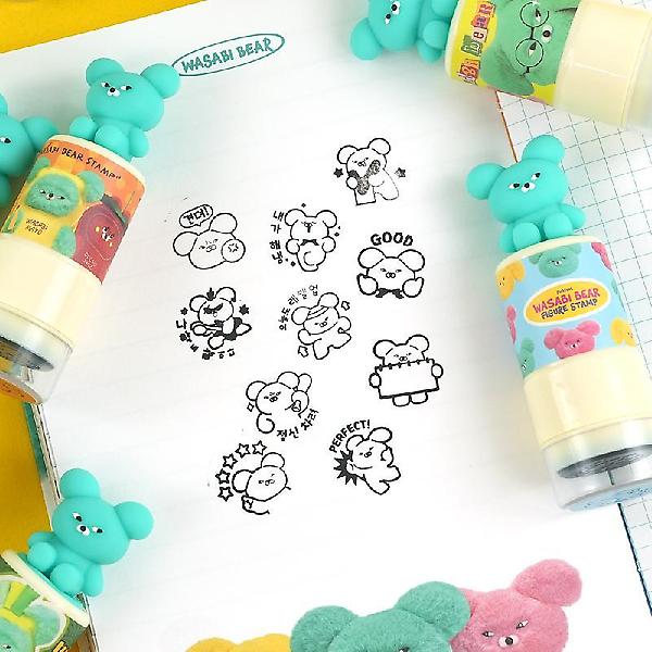 와사비베어 피규어 스탬프