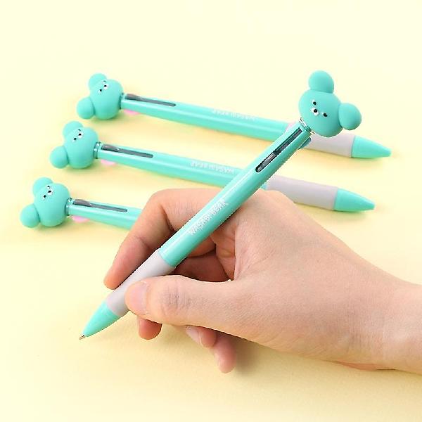  와사비베어 피규어 3색볼펜