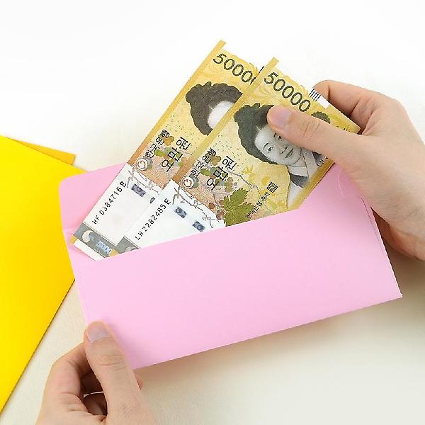  색지 가로 봉투세트