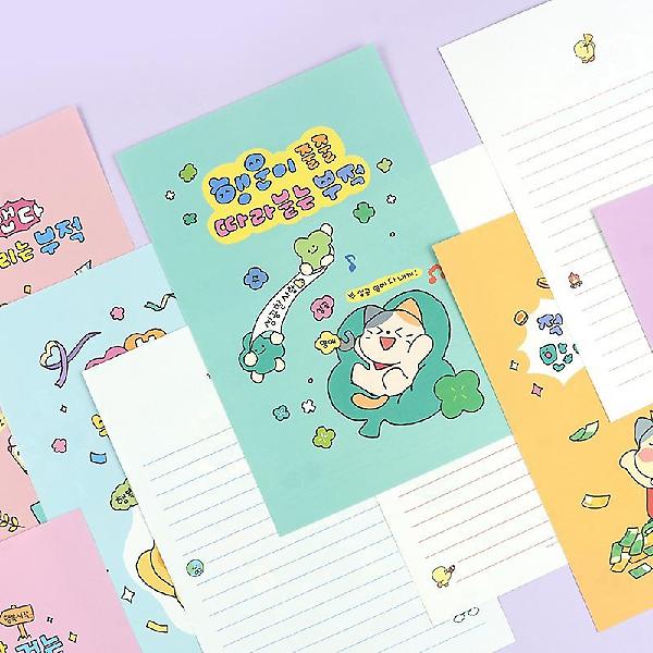  부적 패드 편지지 2종세트