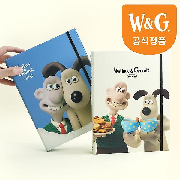  [공식정품]월레스와 그로밋 코넬 미니 바인더노트 2종세트