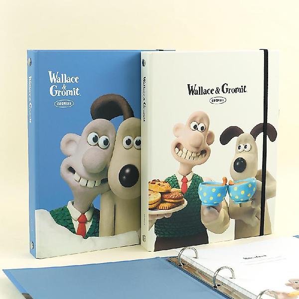  [공식정품]월레스와 그로밋 코넬 미니 바인더노트 2종세트