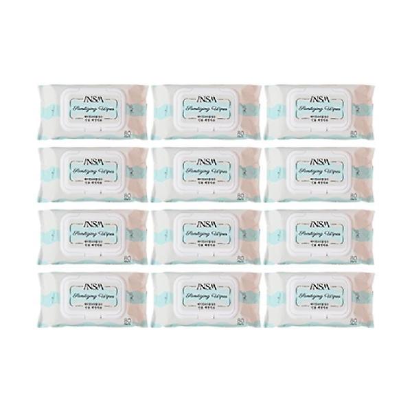  청소용 주방용 차량용 세정티슈 캡형 80매 X 12개입