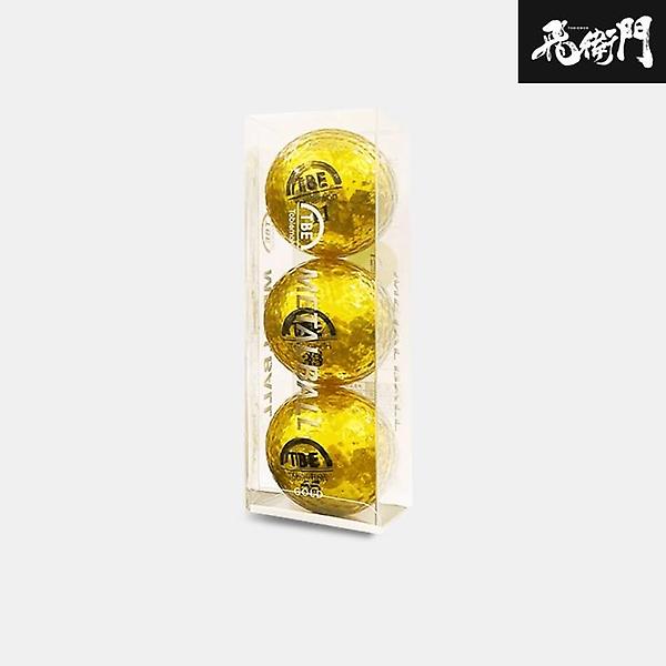  [쿼터더즌]토비에몬 메탈 초고반발 골프볼[골드][남여공용][2피스/3알]