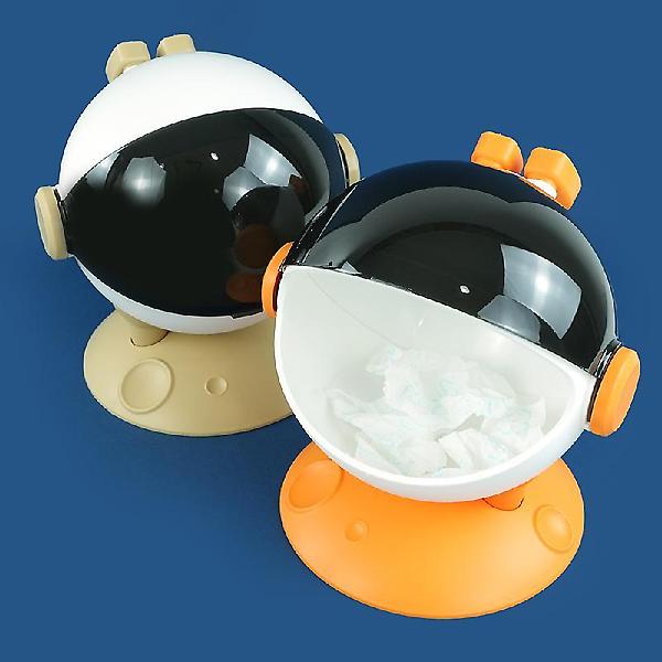  우주 로봇 탁상 휴지통2리터