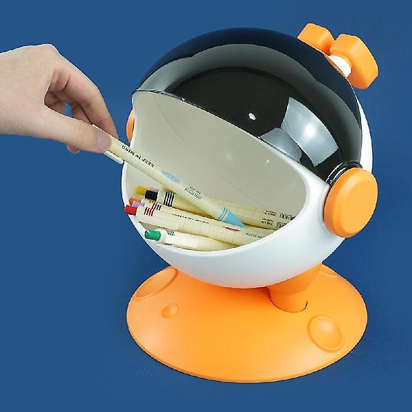  우주 로봇 탁상 휴지통2리터