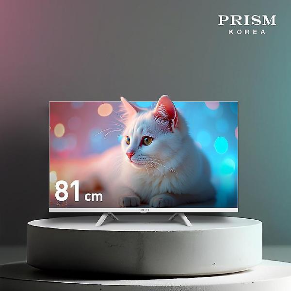  [10년보증] 프리즘 화이트 81cm(32인치) HD 구글 5.0 AI 스마트TV CP32G5W