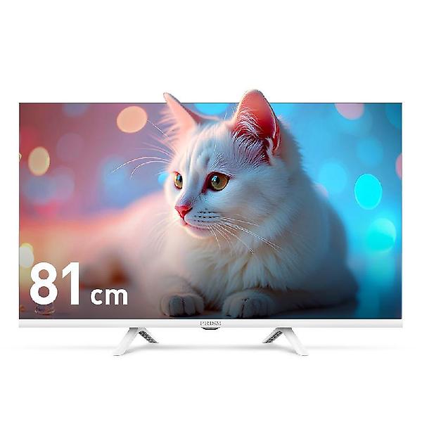  [10년보증] 프리즘 화이트 81cm(32인치) HD 구글 5.0 AI 스마트TV CP32G5W