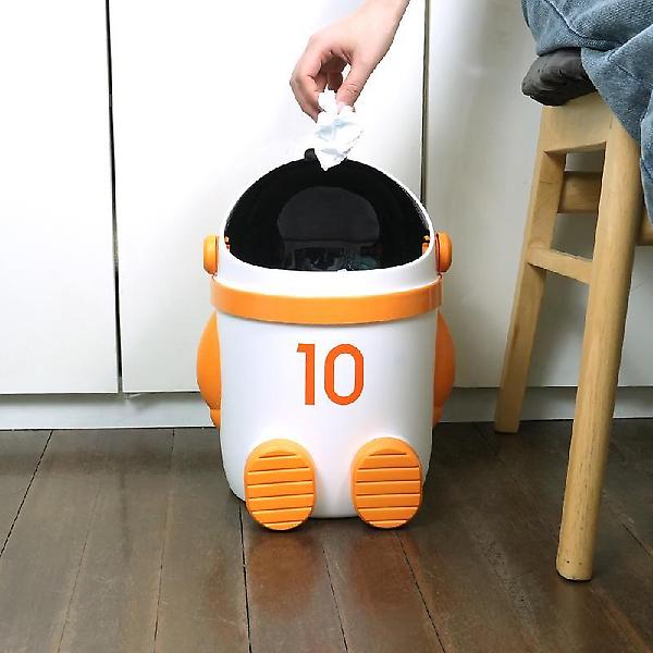  우주 로봇 휴지통 8리터