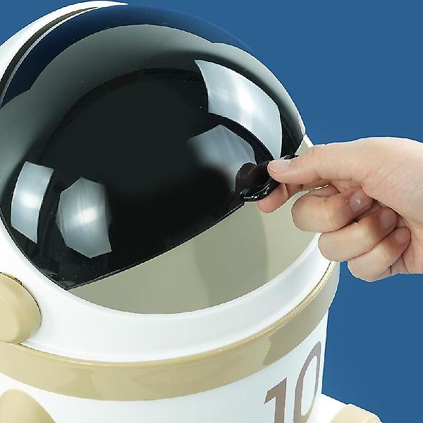  우주 로봇 휴지통 8리터