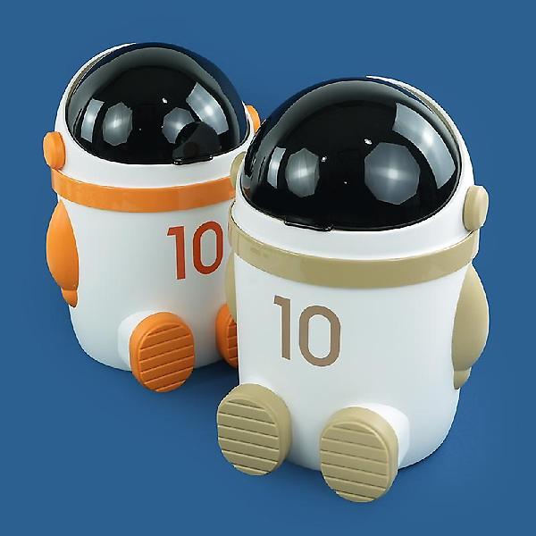  우주 로봇 휴지통 8리터