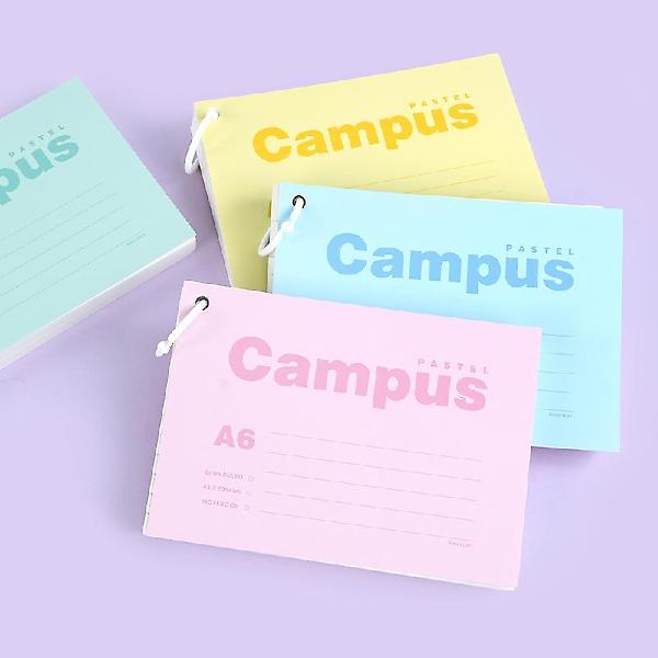  파스텔 캠퍼스 메모카드 A6