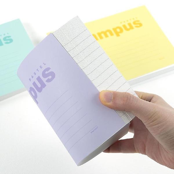  파스텔 캠퍼스 메모카드 B6 4종세트