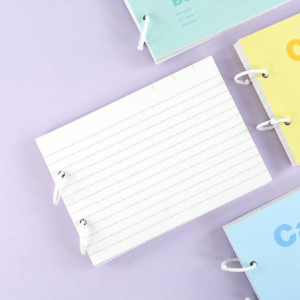  파스텔 캠퍼스 메모카드 B6 4종세트