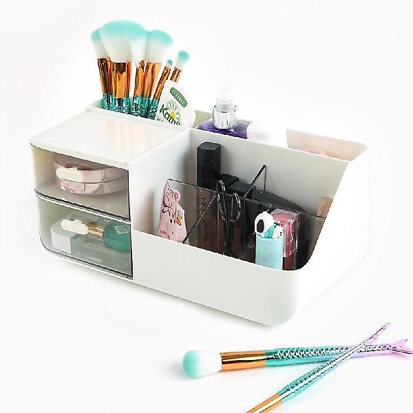  2단 서랍 데스크 정리함