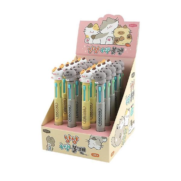  냥냥 4색 볼펜 인박스(20개세트)