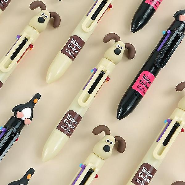  [공식정품]월레스와 그로밋 피규어 미니6색볼펜