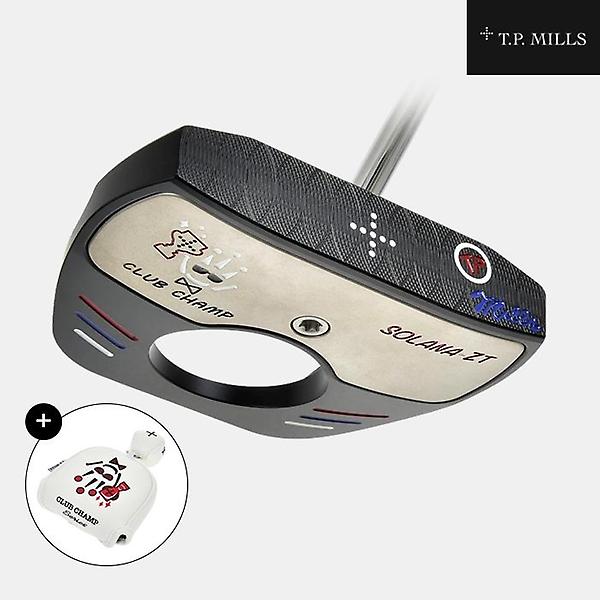  [제로토크/좌타,우타 사용가능]티피밀스 클럽챔프 솔라나 ZT 퍼터[남여공용][말렛][블랙][JUMBO GRIP]
