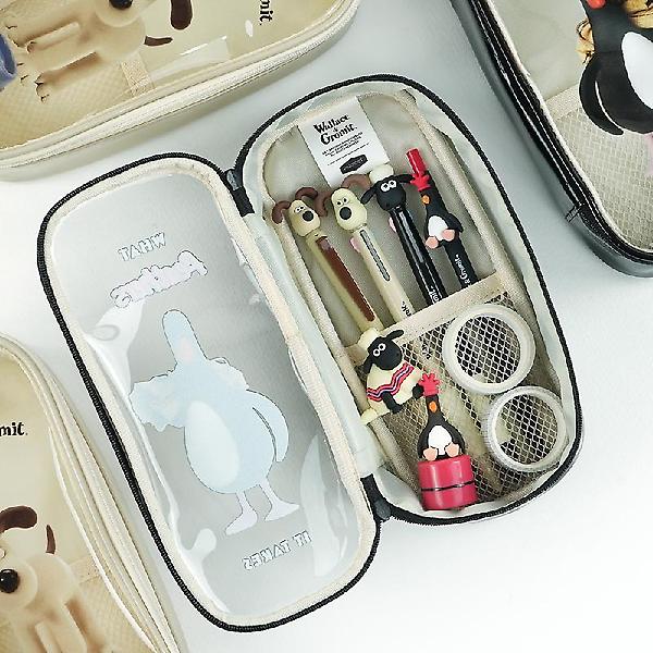  [공식정품]월레스와그로밋 투명 파우치 케이스