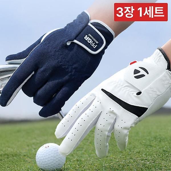  [3장 1세트]PRGR 남성 여름 쿨링 장갑 (1장) + 테일러메이드 듀얼 플렉스 (2장)