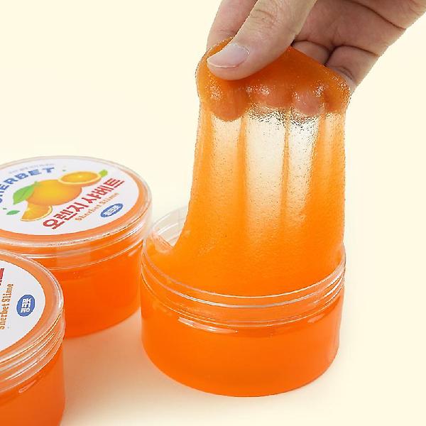  오렌지 샤베트 슬라임  장난감